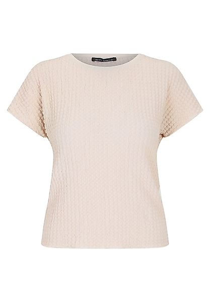 Betty Barclay Kurzarmshirt "Damen Strukturshirt mit U-Boot-Ausschnitt" 1 St günstig online kaufen