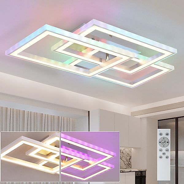 ZMH LED Deckenleuchte Whonzimmer Schlafzimmerlampe Dimmbar günstig online kaufen