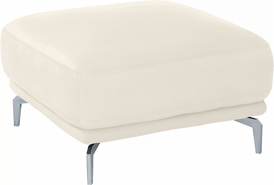 W.SCHILLIG Hocker »montanaa«, mit Metallfüßen in Silber matt, Breite 71 cm günstig online kaufen