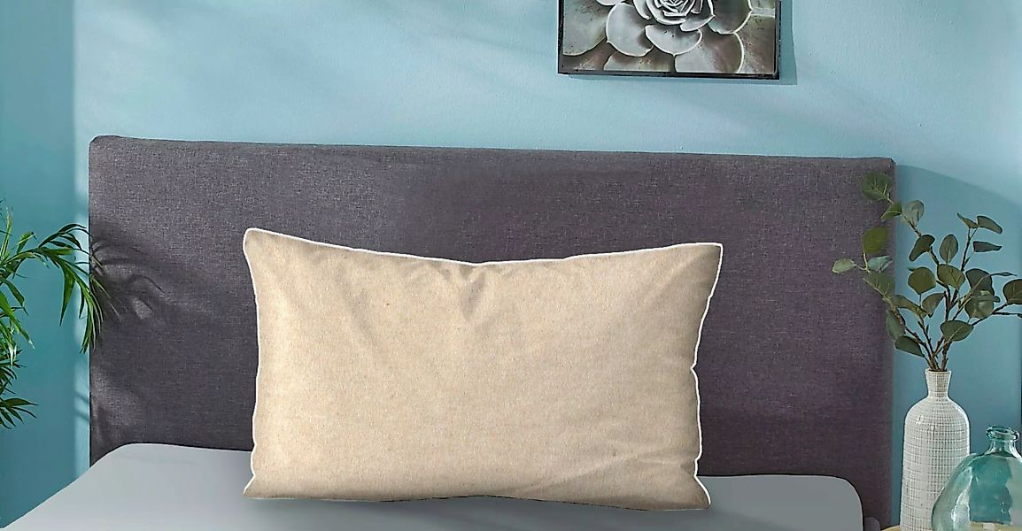 Biberna Kissenbezug Hermal Flanell mit Reißverschluss, günstig online kaufen