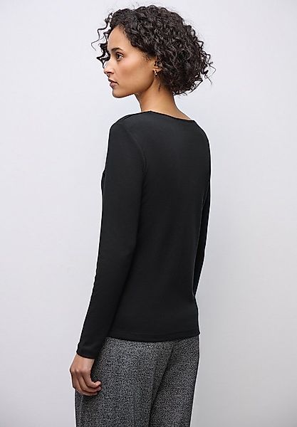 STREET ONE Langarmshirt im soften Baumwoll-Mix günstig online kaufen