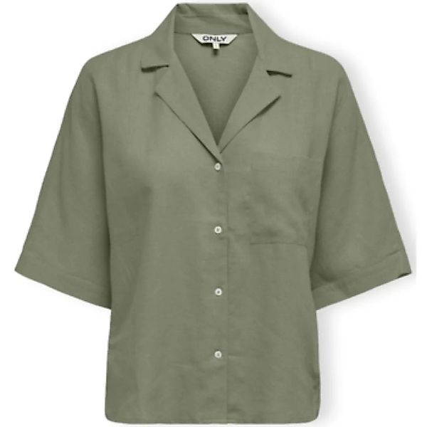 Only  Blusen Noos Tokyo Life Shirt S/S - Oil Green günstig online kaufen