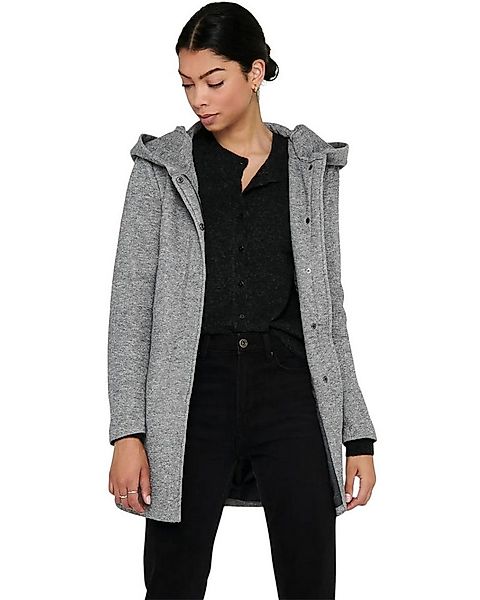 ONLY Kurzmantel herbstliche Jacke mit kuscheliger Kapuze günstig online kaufen