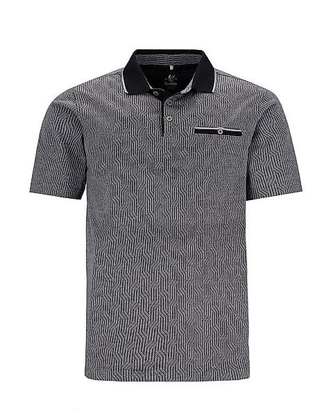 Hajo Poloshirt Poloshirt in längs verlaufenden Jacquard günstig online kaufen