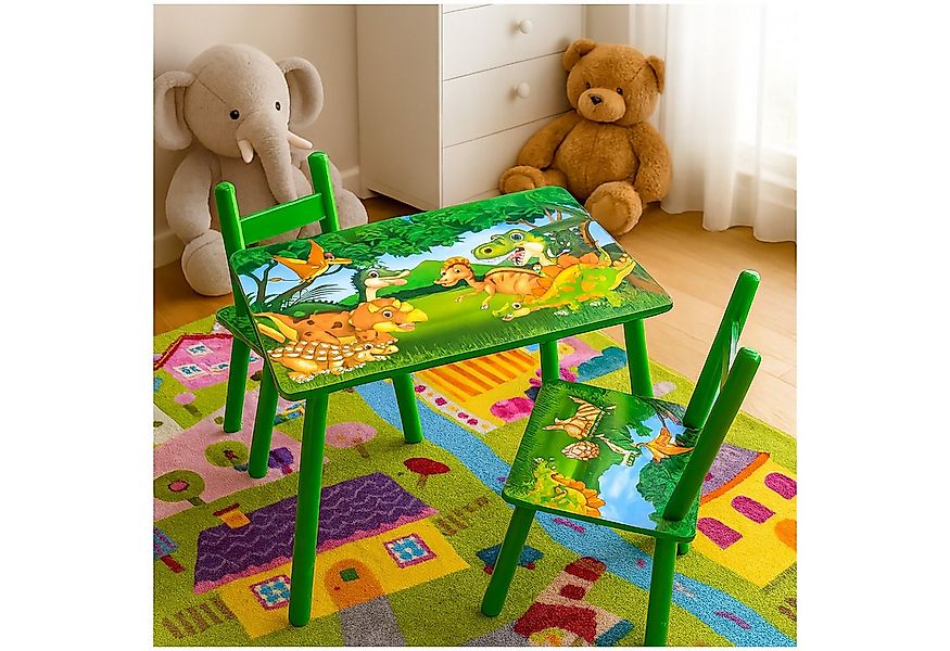 HTI-Living Kindersitzgruppe Kindertisch mit Stühlen Kinder, (Set, 3-tlg., 1 günstig online kaufen