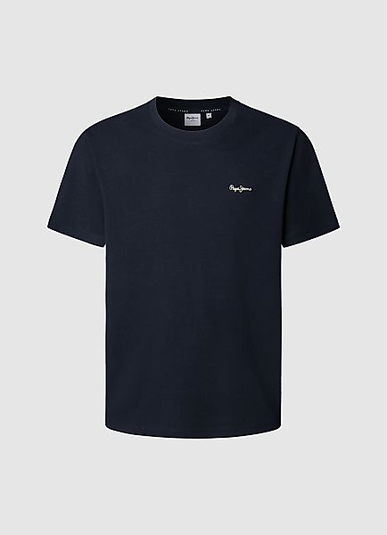 Pepe Jeans T-Shirt "CONTRAST CONNOR", mit Rundhals und gesticktem Logo günstig online kaufen