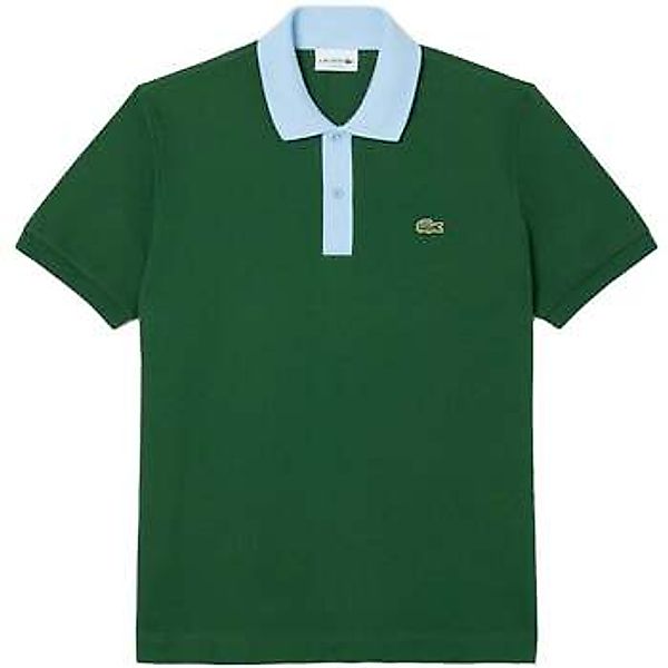 Lacoste  T-Shirts & Poloshirts Classic Fit Contrast Collar Polo Shirt Green günstig online kaufen
