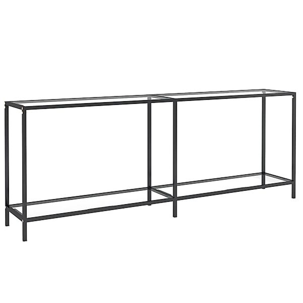 vidaXL Konsolentisch Transparent 200x35x75,5 cm Hartglas günstig online kaufen