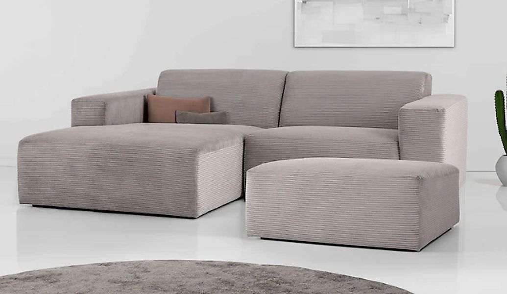 OTTO home Ecksofa »Koa,228cm, L-Form, Modulsofa, Webstoff, Cord, Struktur, günstig online kaufen