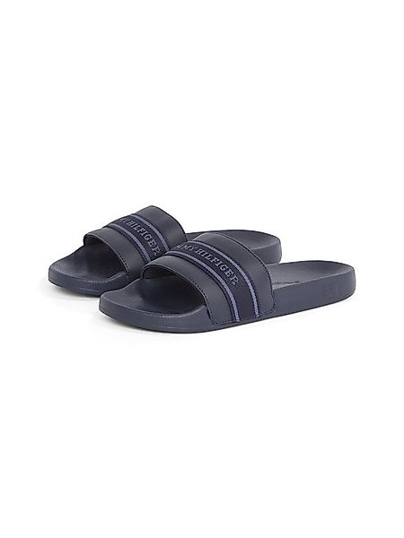 Tommy Hilfiger HILFIGER POOLSIDE WITH WEBBING Pantolette, Plateau, Sommermo günstig online kaufen