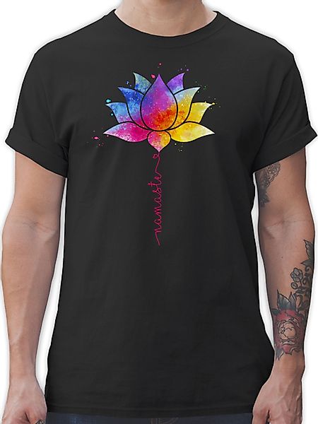Shirtracer T-Shirt Namaste Lotusblüte I Meditation günstig online kaufen