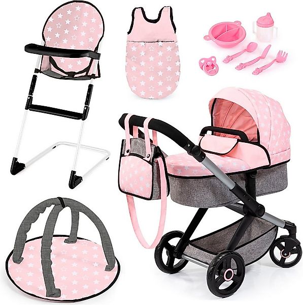 Bayer Kombi-Puppenwagen Xeo Deluxe, rosa, (Set) günstig online kaufen