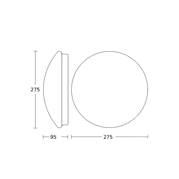 STEINEL RS 16 S LED-Glas-Deckenleuchte mit Sensor günstig online kaufen