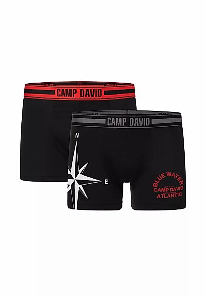 CAMP DAVID Boxershorts "Boxershorts 2er Pack" günstig online kaufen