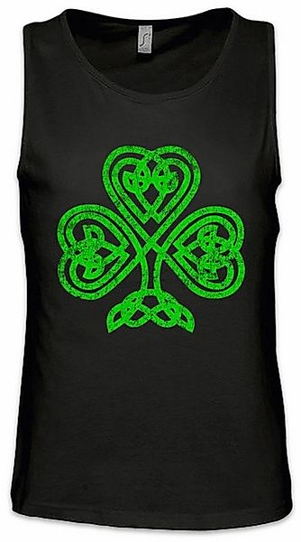 Urban Backwoods Tanktop Shamrock Irish Knot I Ärmelloses T-Shirt Cloverleaf günstig online kaufen