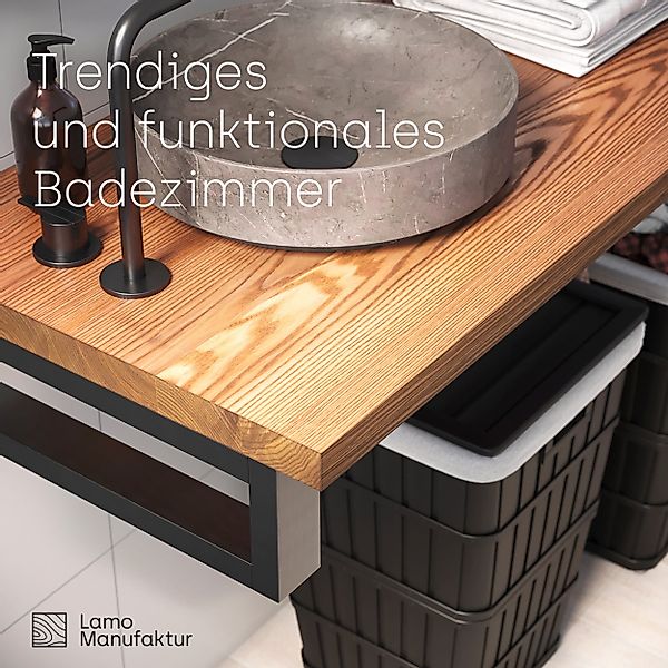 LAMO Manufaktur Waschtischplatte LWPG (Waschtisch, Konsolentischplatte), günstig online kaufen