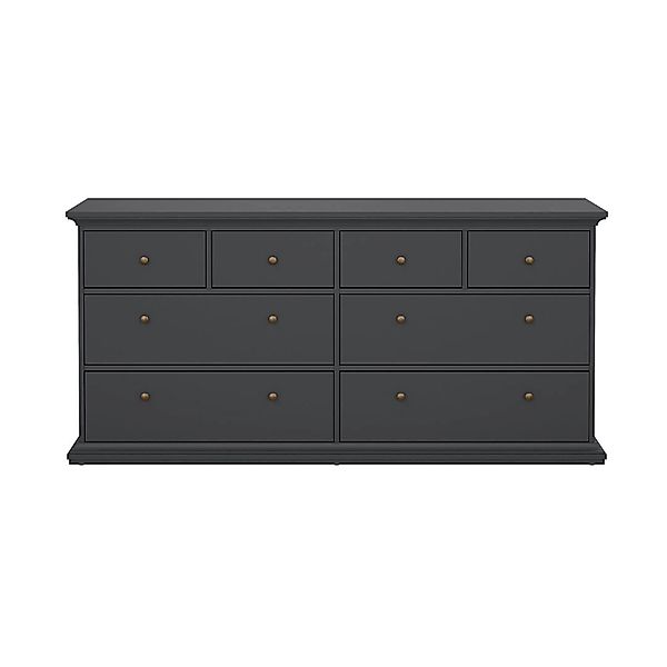 ebuy24 Venedig Kommode 8 Schubladen Matt Grau günstig online kaufen