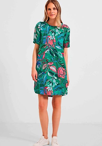 Cecil Druckkleid "LINEN printed Dress", in trendiger Print Optik günstig online kaufen