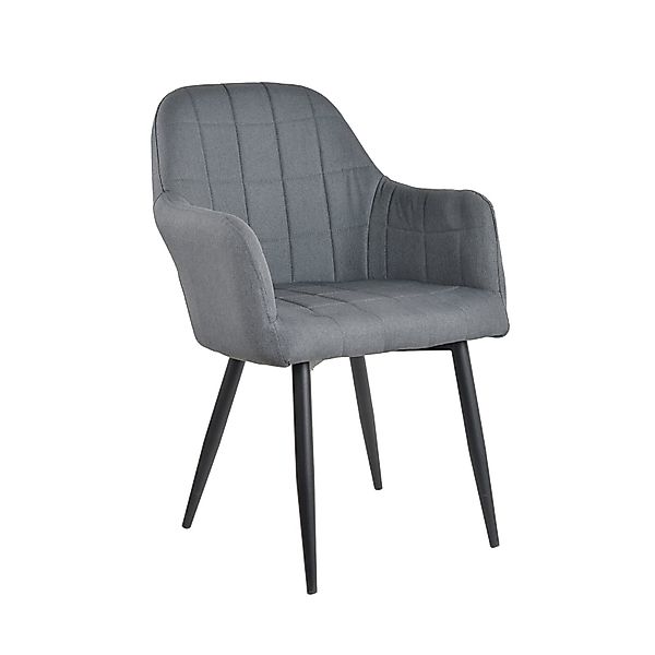 HTI-Living Esszimmerstuhl Stuhl Albany Webstoff Grau günstig online kaufen