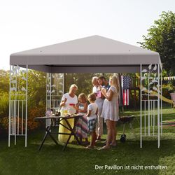 COSTWAY Pavillon-Ersatzdach 3x3m, mit Ablauflöchern & günstig online kaufen