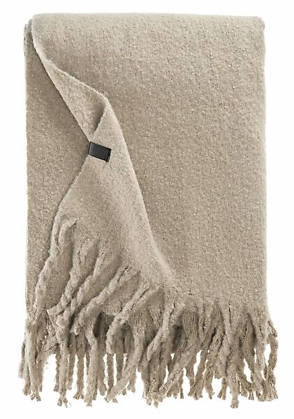 SCHÖNER WOHNEN Kollektion Wohndecke  Plenty ¦ beige ¦ Synthetik ¦ Maße (cm) günstig online kaufen