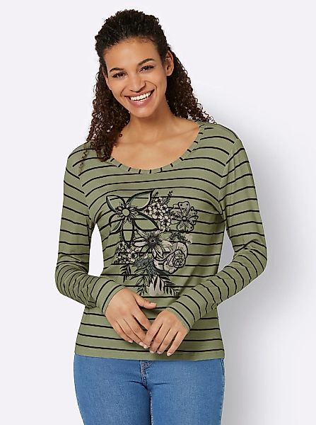 Inspirationen Langarmshirt "Druck-Shirt" 1 Stk. tlg. günstig online kaufen