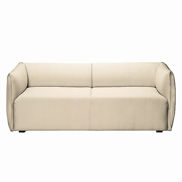home24 Fredriks Sofa Grady I 3-Sitzer Ecru Webstoff 191x70x78 cm (BxHxT) Mo günstig online kaufen