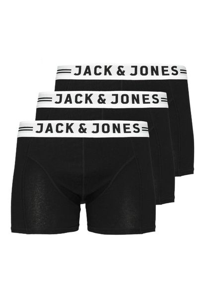 Jack & Jones 3-er Set Trunks Grau, Schwarz & Weiss günstig online kaufen