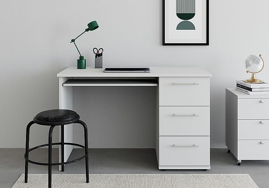 VOGL Möbelfabrik Schreibtisch Tobi, wahlweise mit 3 Schubkästen oder 1 Schu günstig online kaufen