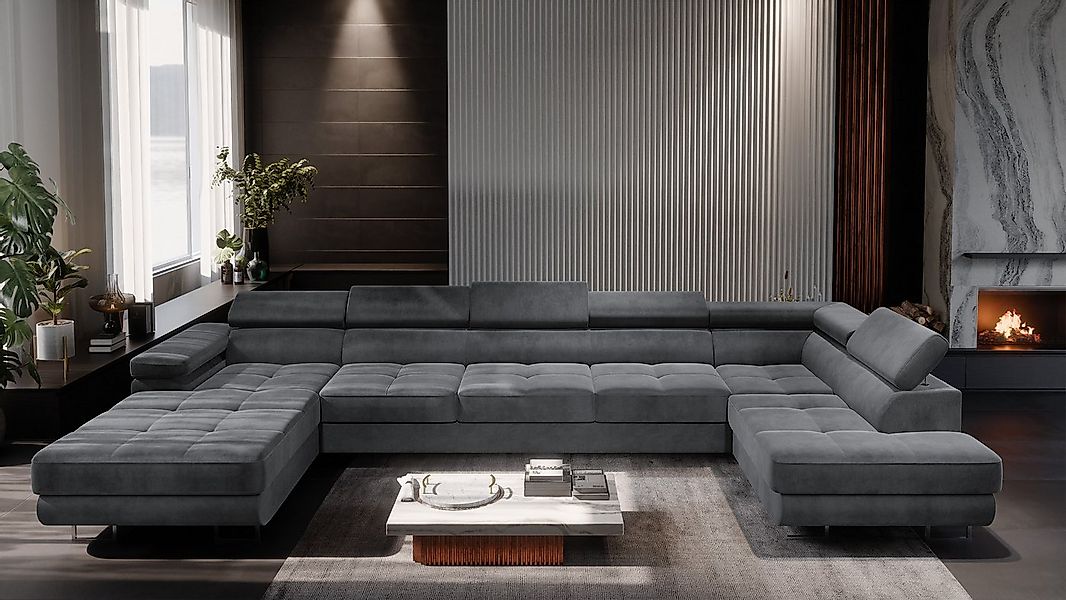 NEXT COLLECTION Ecksofa WILD MAXI U, elegante Metallbeine, verstellbare Kop günstig online kaufen