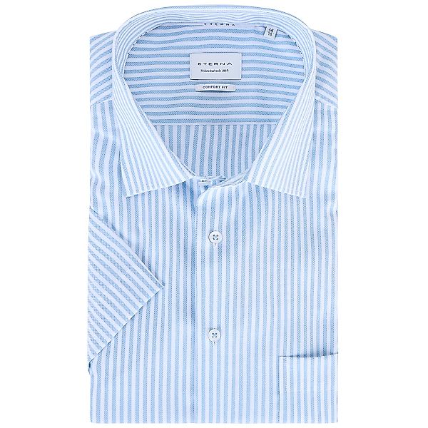 ETERNA Businesshemd, bügelfrei, kurzarm Farbe türkis Größe: 46 günstig online kaufen