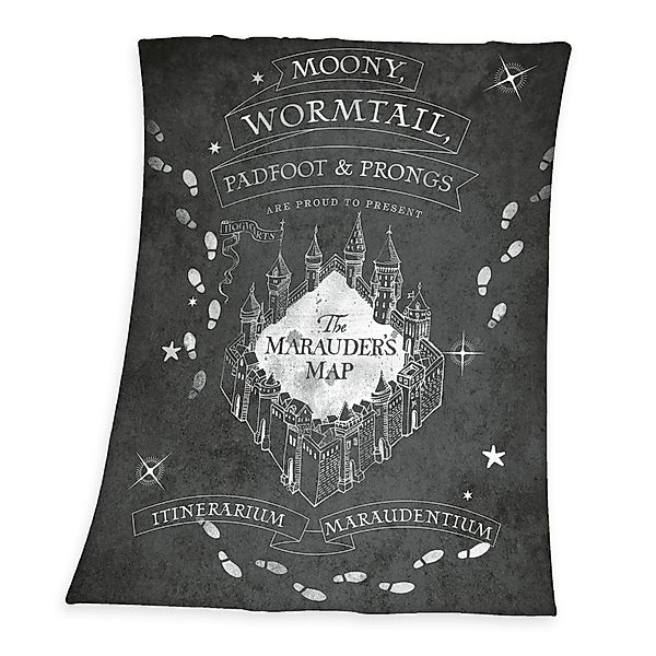 Wohndecke Harry Potter Karte des Rumtreibers günstig online kaufen
