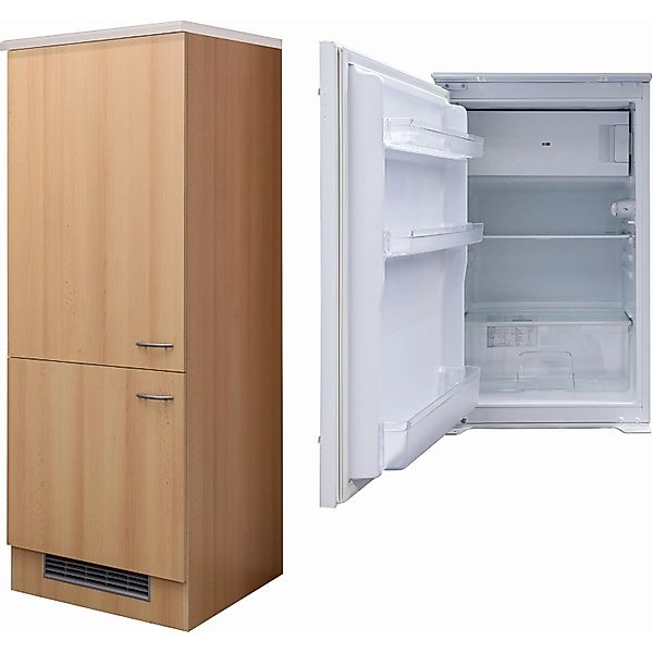Flex-Well Exclusiv Kühlschrank-Umbau Nano mit Kühlschrank PKM KS 120.4 E günstig online kaufen