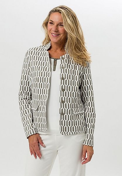 FRANK WALDER Kurzjacke im graphischen Dessin günstig online kaufen