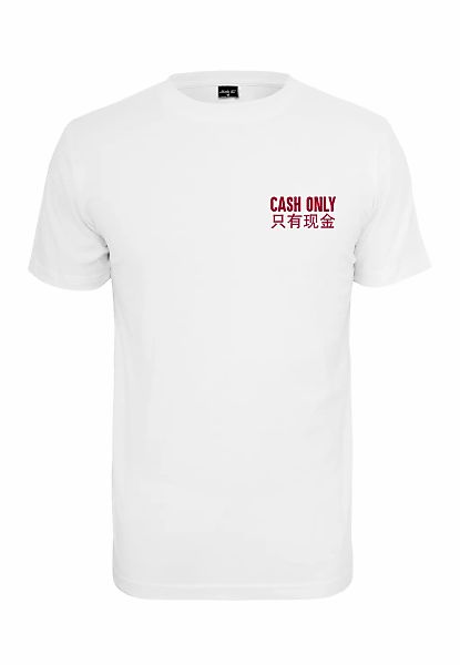 MisterTee Kurzarmshirt "MisterTee Herren Cash Only Tee" 1 Stk. tlg. günstig online kaufen