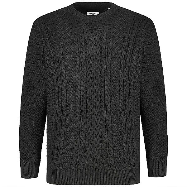 Jack&Jones Pullover mit Struktur Farbe schwarz Größe: 8XL günstig online kaufen