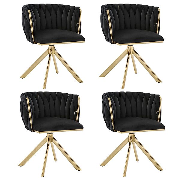 LVHOM Esszimmerstuhl Set, 180° drehbar mit günstig online kaufen
