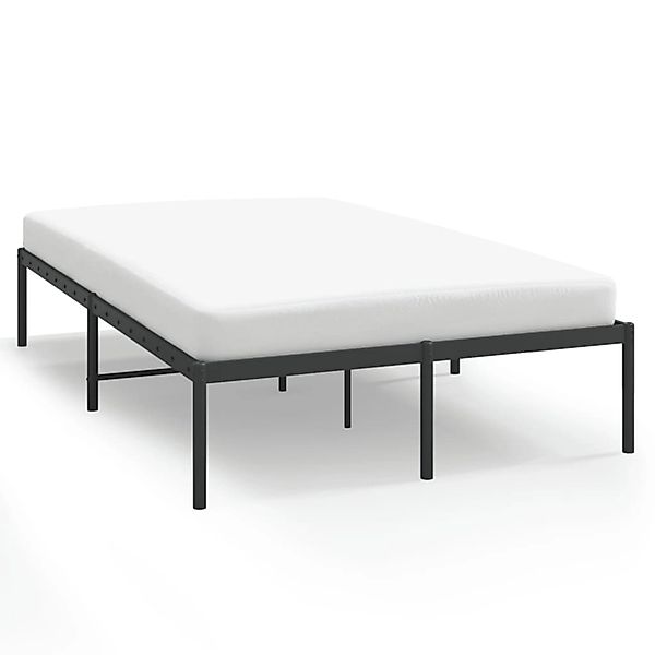 Vidaxl Bettgestell Metall Schwarz 120x200 Cm günstig online kaufen