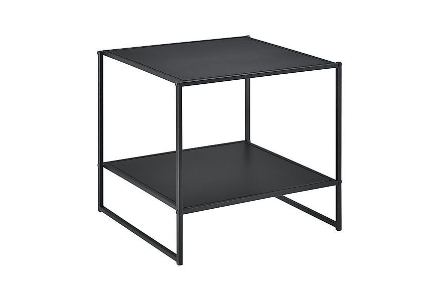 en.casa Beistelltisch, »Mandal« Kaffeetisch mit Ablage 51x53x51cm günstig online kaufen
