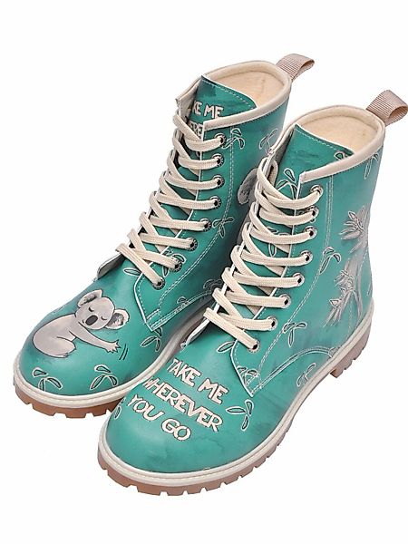 DOGO Schnürboots "Longe Boots Schnürstiefel It Wasnt Me Damen Stiefeletten, günstig online kaufen