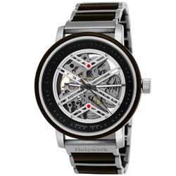 Holzwerk Mechanische Uhr Moderne Herren Edelstahl günstig online kaufen
