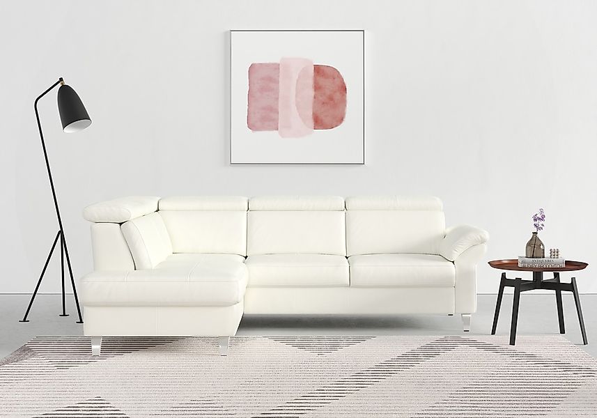 sit&more Ecksofa "Arngast L-Form" inklusive Kopfteilverstellung und Federke günstig online kaufen