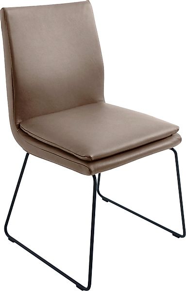 K+W Komfort & Wohnen Esszimmerstuhl "Creso", Leder Longlife BRONCO, mit Sit günstig online kaufen