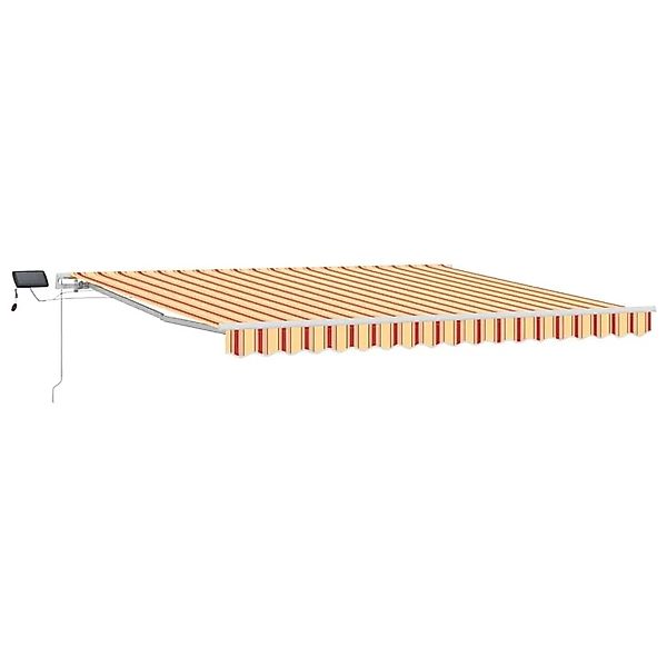 vidaXL Einziehbare Markise mit Gelb und Orange 400 x 300 cm Stoff 3330528 günstig online kaufen