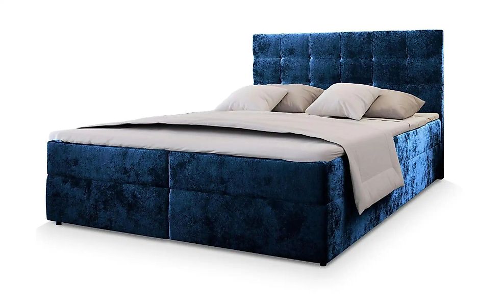 MASSENO Boxbett mit Bettkasten Glos ¦ blau ¦ Maße (cm): B: 180 H: 98 Betten günstig online kaufen