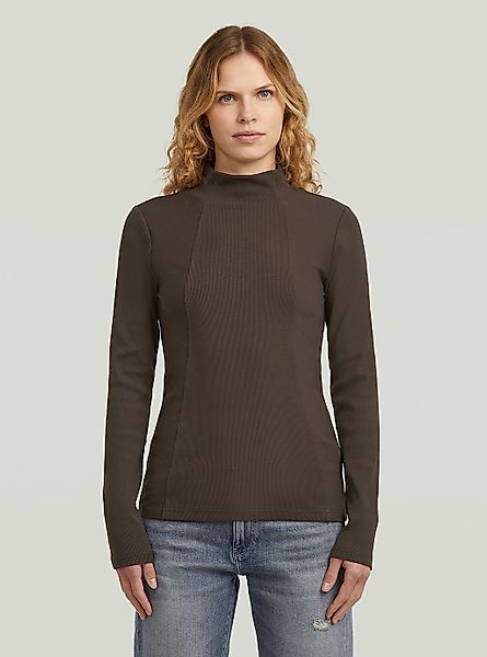 G-STAR T-Shirt "A-Line Slim Mock T-Shirt" günstig online kaufen