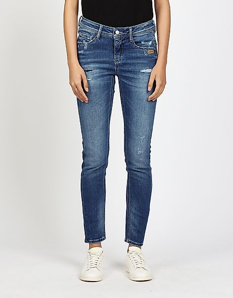 GANG Relax-fit-Jeans 94AMELIE mit Used-Effekten günstig online kaufen