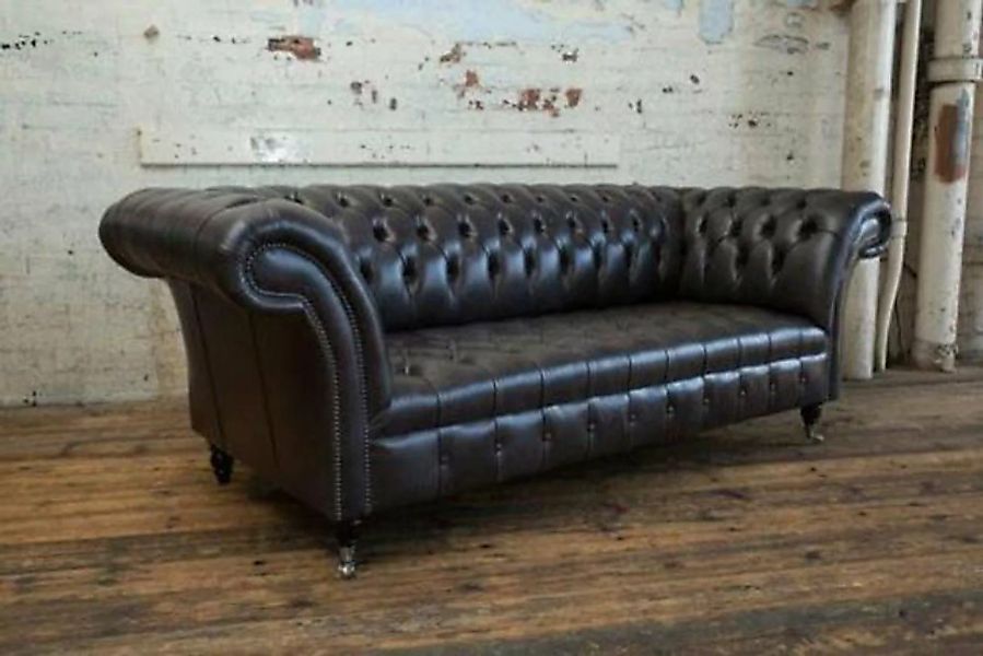 JVmoebel Chesterfield-Sofa 3 Sitzer Chesterfield Sofas Design Luxus Sofa Le günstig online kaufen