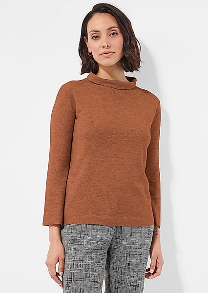 Alba Moda Strickpullover Pullover mit Stehkragen günstig online kaufen