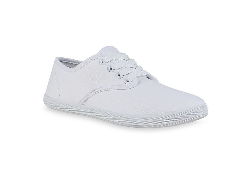 VAN HILL 836330 Sneaker Damen Sneaker Low Schnürer Bequeme Basic Stoffschuh günstig online kaufen
